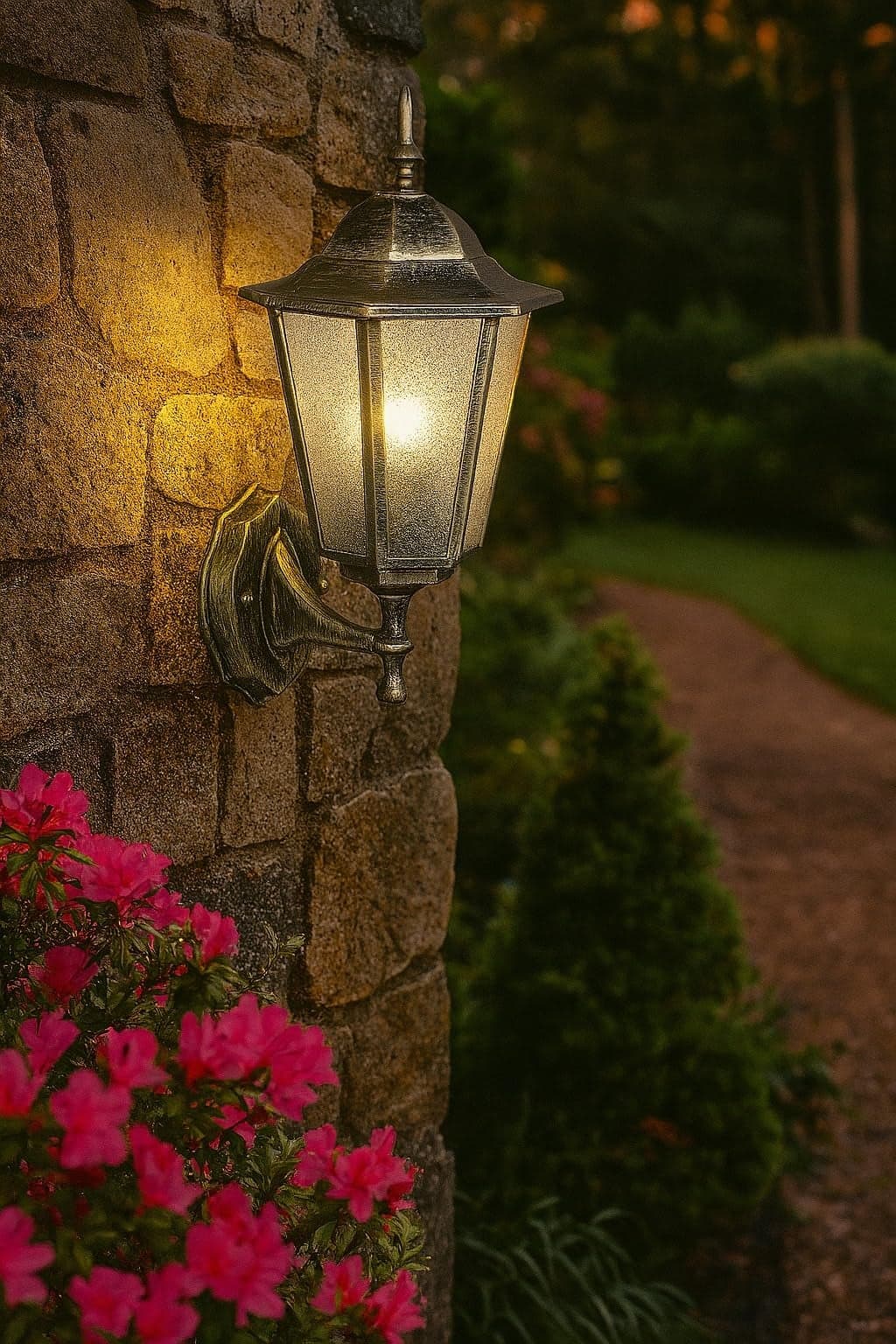 TRIPPING Antique Finish Waterproof Outdoor/Indoor Wall Lamp Lantern (Antique Lantern)