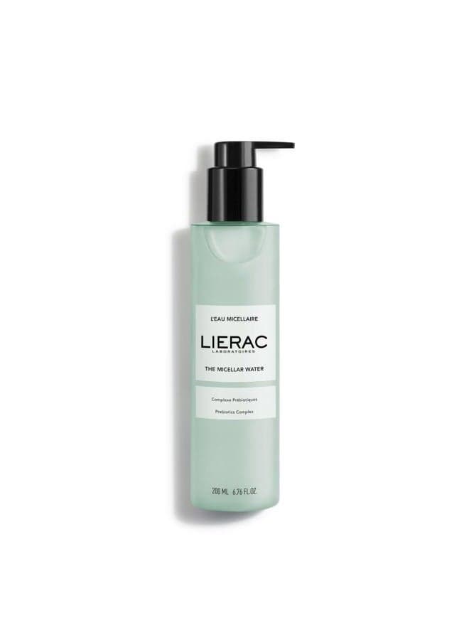 LIERAC|Micellar Water Cleanser - Gentle Makeup Remover and Cleanser with Marine Prebiotics - Cleansing Water - Ideal for Sensitive Skin - 200 ml Bottle