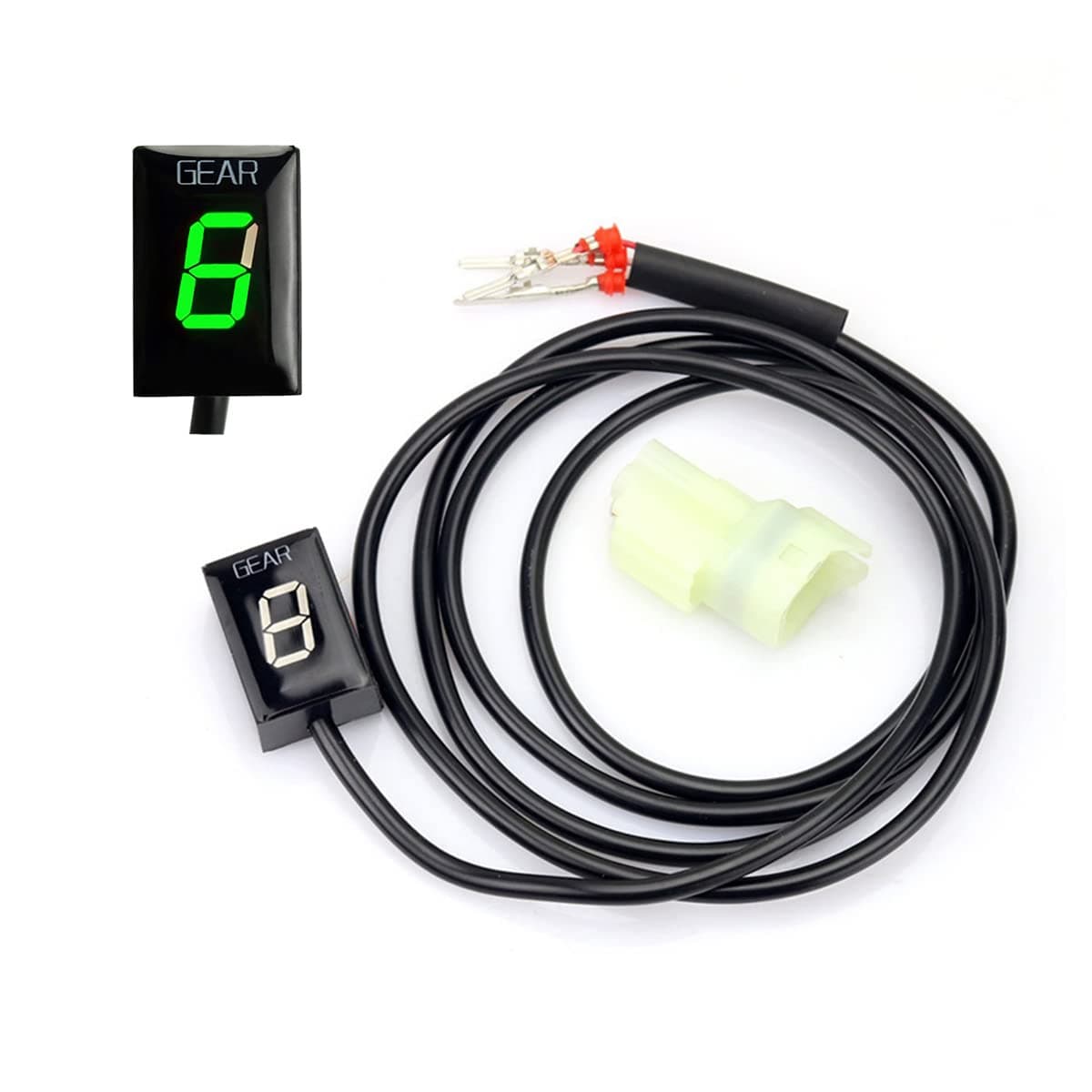 PETCHOR Motorcycle Gear Indicator with LED Display for Yamaha