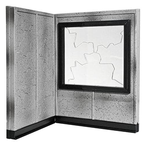 Breakable Window and Wall Playset for Wrestling Action Figures