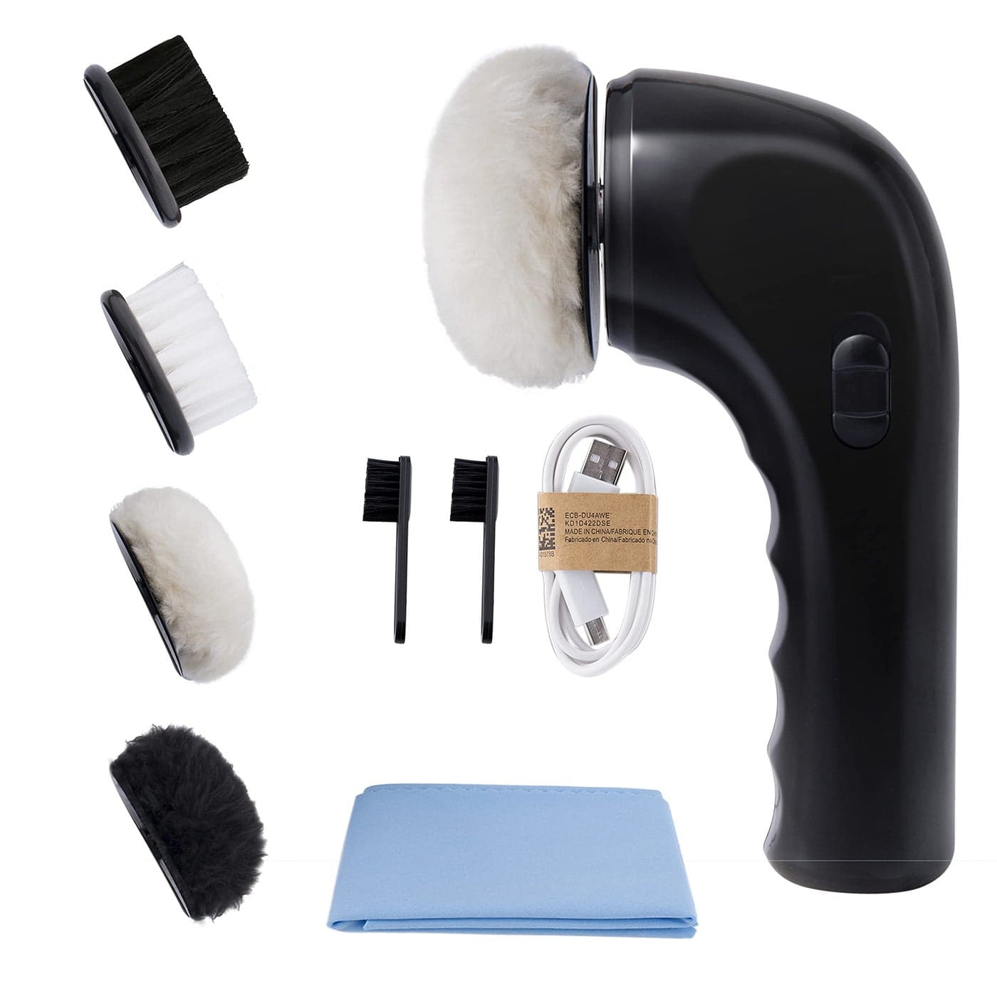 Electric Shoe Cleaner Brush Electric Shoe Polisher Brush Shoe Shiner Dust Cleaner Portable Leather Cleaner Care Kit for Shoes
