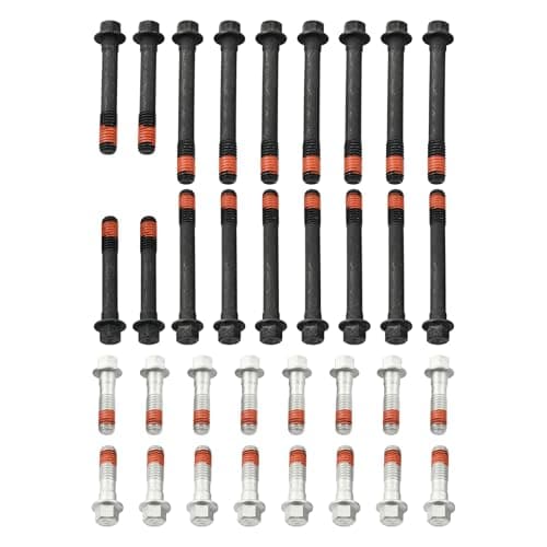 BIGREAT Engine Cylinder Head Bolt Set Compatible with Chevy GMC Yukon Cadillac Buick Pontiac Oldsmobile Replaces# ES72856 Pack of 2