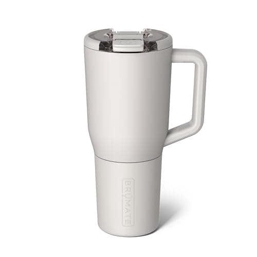 BrüMate Müv - 35oz 100% Leak Proof Insulated Coffee Mug with Handle & Lid - Stainless Steel Coffee Travel Mug - Double Walled Coffee Cup (Dune)