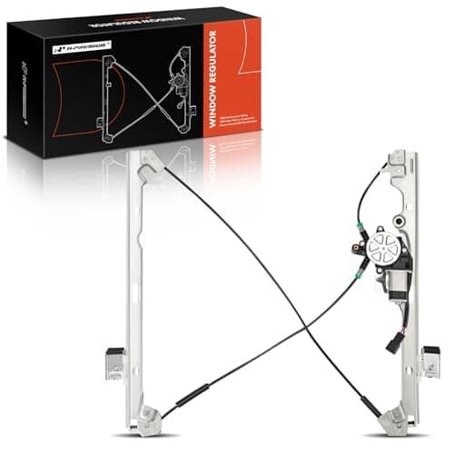 A-Premium Power Window Regulator with Motor(2 Pins) Compatible with Chevrolet Silverado 1500 2500 HD 2007-2013 Tahoe GMC Yukon Sierra Front Left Driver Side
