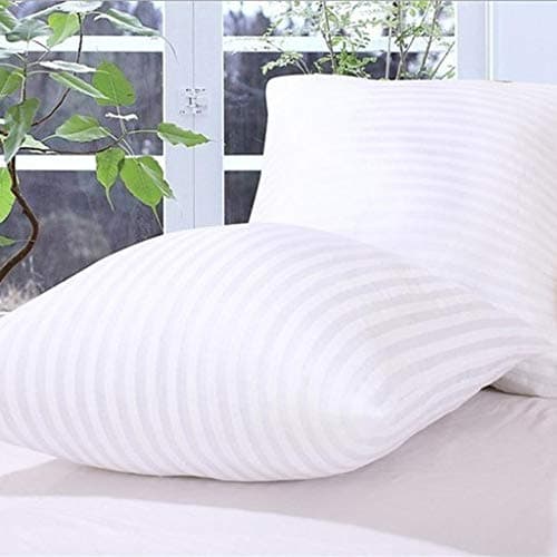 JDX Big Size Micro-Fiber Cushion Set of 2 - Size 24x24 Inch - Best Hotel Quality - Premium Fiber - Color White | Size 60x60 cm | 18011-2-24x24