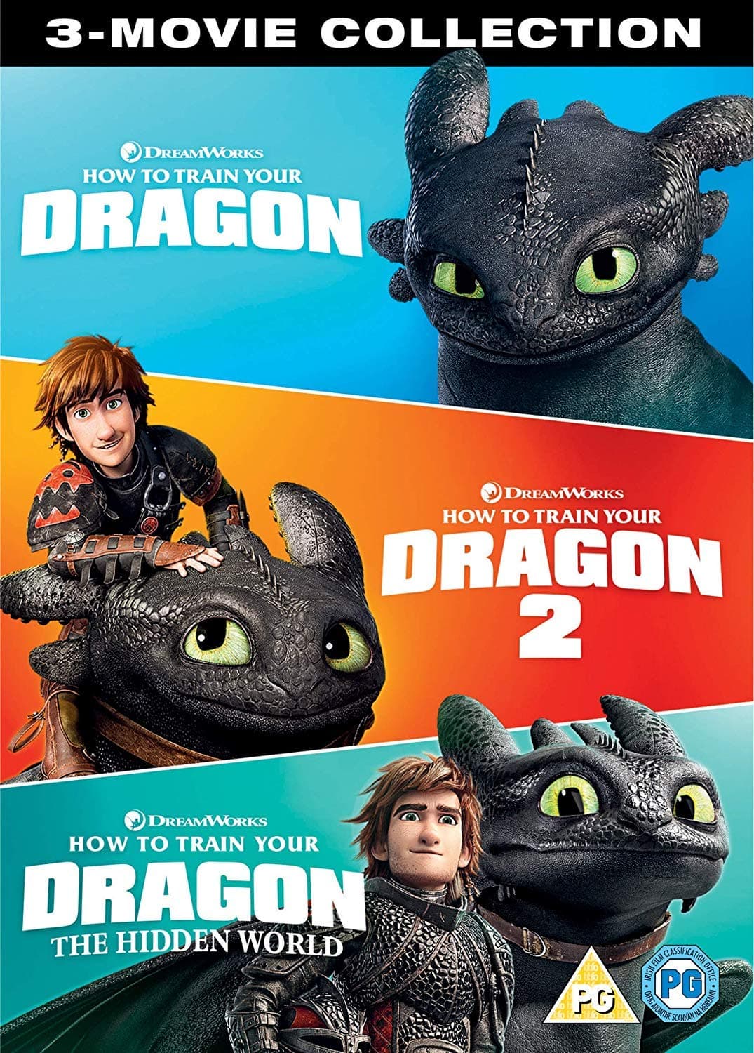 How to Train Your Dragon 3 Movie Collection Bluray 2019 Region Free