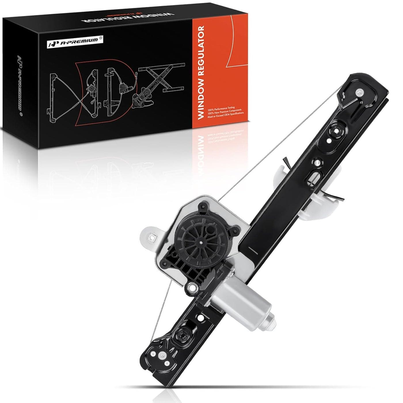 A-Premium Power Window Regulator with Motor for Ford Focus 2000-2007 Rear Right Passenger Side