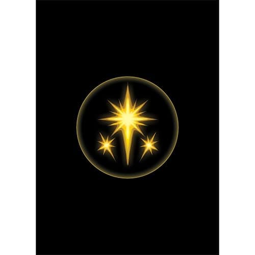 Fantasy North - Elements I - 100 Textured Matte TCG Card Sleeves - Fits Magic MTG Commander Pokemon and Other Card Games - Playing Card Sleeves (Holy)