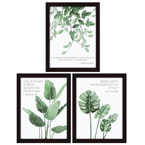 ArtX Paper Motivational Quotes Wall Frames, Inspiring Quotes For Home, Office and Study Room Decor, Multicolor Framed Posters, Set of 3