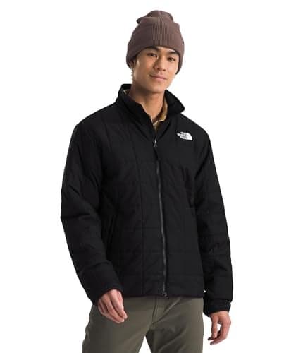 THE NORTH FACE Men's Junction Insulated Jacket | Winter Coat with Synthetic Insulation, Water Repellent Finish & Secure Zip Hand Pockets, TNF Black, Medium