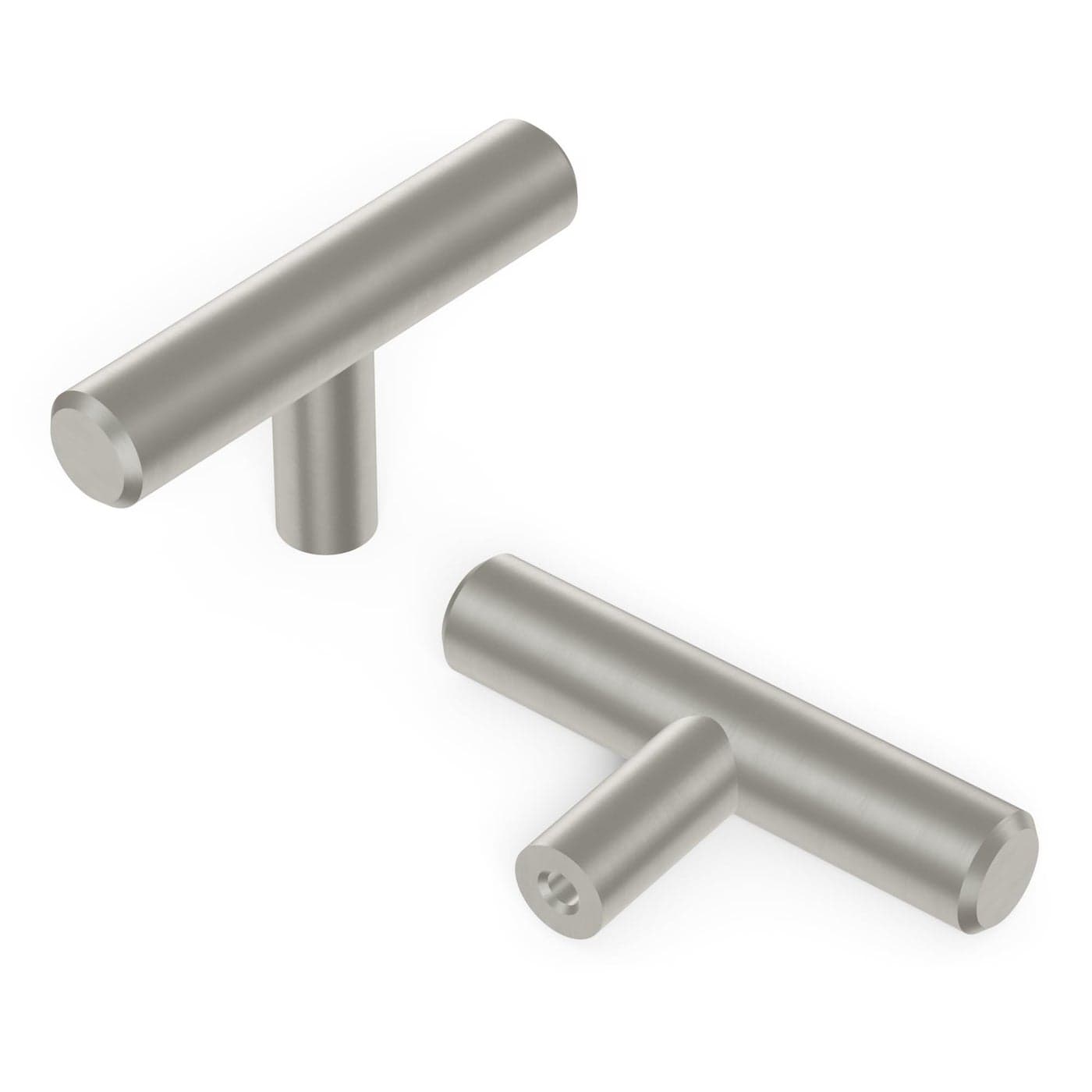 Hickory Hardware 1 Pack Solid Core Kitchen Cabinet Knobs Luxury Cabinet and Dresser Knobs Handle Pulls for Doors Drawers 238 Inch Stainless Steel Bar Pulls Collection