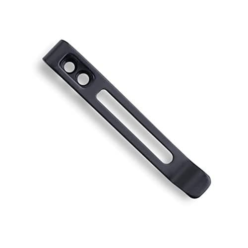 CIVIVI Deep Carry Pocket Clip for KnivesRecessed Screw Hole Design NO Screws Included CA05A Black