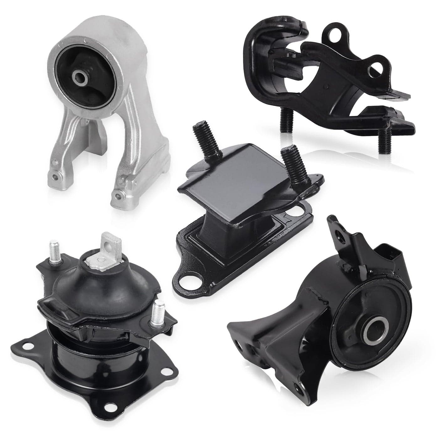 ENA Front Rear Engine and Trans Mount Set of 5 Compatible with Honda 2005 2006 Odyssey 35L LX EX VTEC Replacement for A4526HY A4553 A4555 A4559 A6582