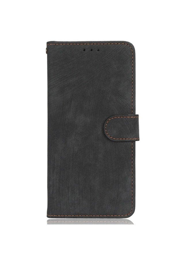 Compatible with ITEL S23+ Case, Leather Flip Case with Card Slot, Wallet design, Standable Flip Case, Anti-Fall Drop Protection, Shockproof Case, Black