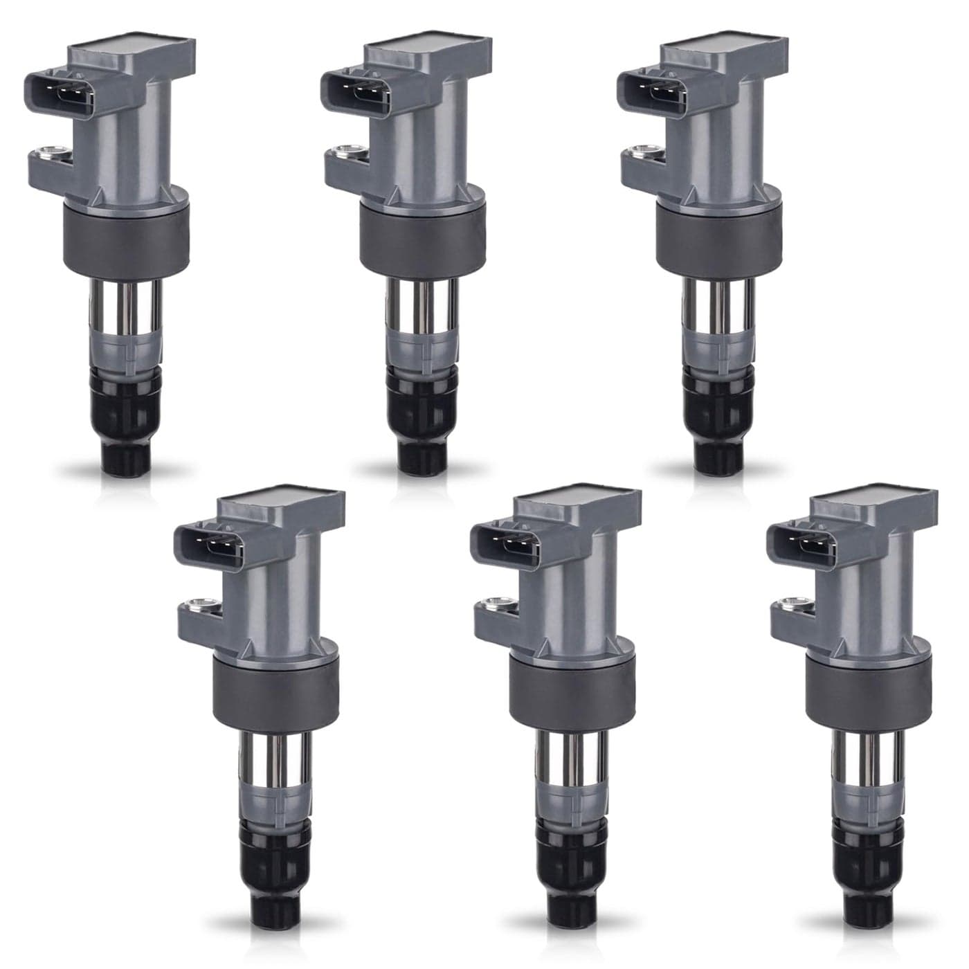 ENA Set of 6 Ignition Coil Pack Compatible with Jaguar 20032008 S Type 30L 20012005 XType 25L 2001 2002 2003 2004 2005 2006 2007 2008 XType 30 V6 Coils Replacement for UF435 5C1399 C1402