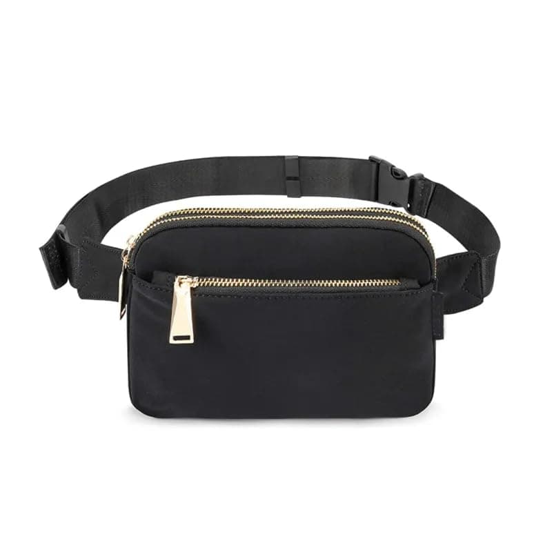 Ketmart Waist Bag for Men Women with Adjustable Strap, Waterproof Chest Bag Large Capacity Fanny Pack,Crossbody Lemon Bags for Travel Outdoor Sports Cycling(Color_Black)