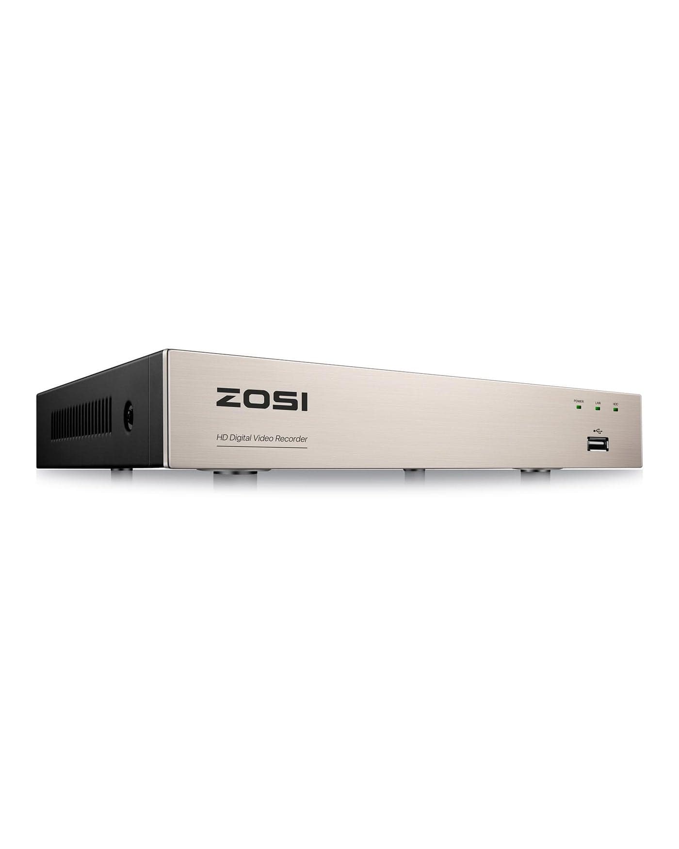 ZOSI 3K Lite 8CH CCTV DVR Recorder with AI Human/Vehicle Detection, 8 Channel 1080p H.265+ Hybrid 4-in-1 Home Surveillance Wired DVR for HD-TVI/CVI/CVBS/AHD Analog Security Camera (No Hard Drive)