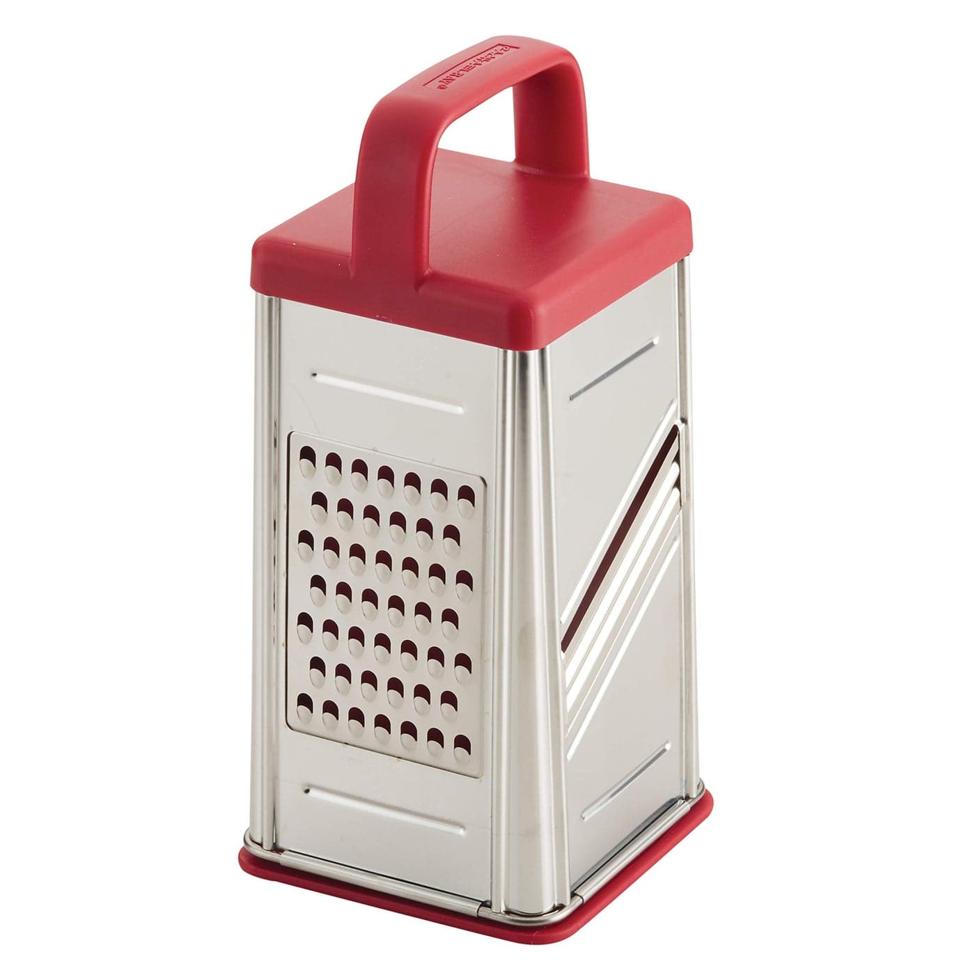 Rachael Ray Tools and Gadgets Stainless Steel Box Grater for Vegetables Chocolate Hard Cheeses and more Red943 x 884 x 806 inches
