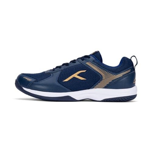 HUNDRED Court Star Non-Marking Professional Badminton Shoes for Mens | X-Cushion Protection | Suitable for Indoor Tennis/Squash/Table Tennis/Basketball & Padel