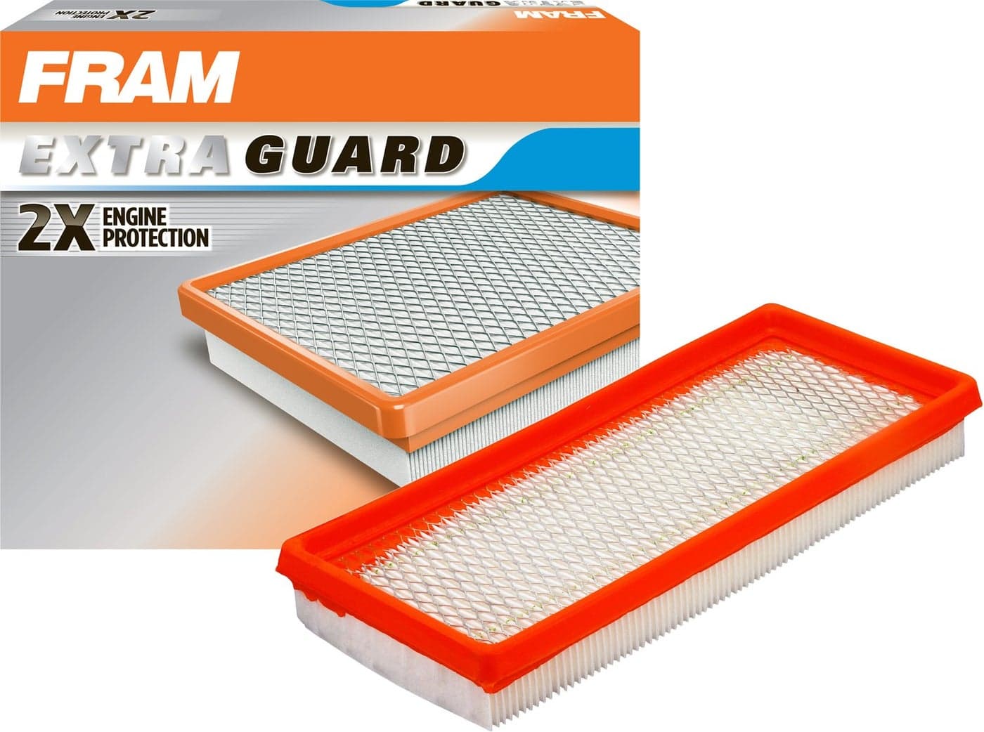 FRAM Extra Guard Flexible Rectangular Panel Engine Air Filter Replacement, Easy Install w/Advanced Engine Protection and Optimal Performance, CA10604 for Smart Vehicles