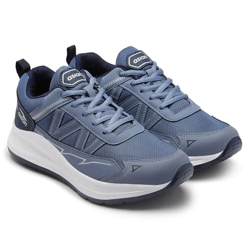 ASIAN Men's Turbo-06 Sports Running Shoes With Mesh Upper Lightweight Eva Sole Casual Sneaker Shoes For Men's & Boy's, Blue