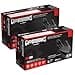 GLOVEWORKS XXL Black Nitrile Gloves for Cooking Food Prep Disposable 5 Mil For Professional Cleaning 2 Boxes of 100