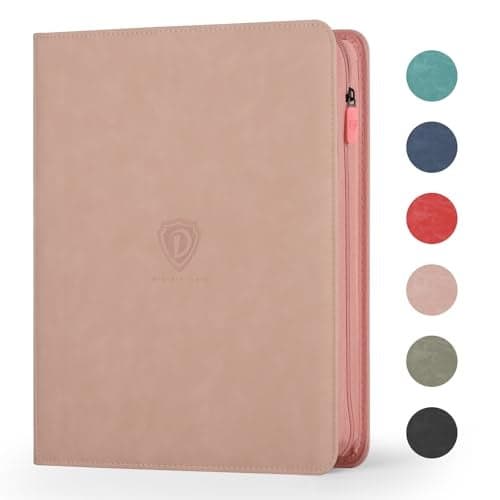 Deoyibu 9 Pocket Card Binder360 Pockets Trading Card BinderDouble Sided Pocket Collection BinderCard Folder for MTGTCGGame CardsSport CardsPink