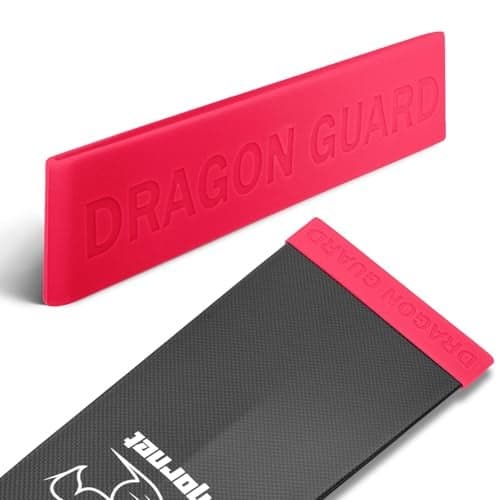 Dragon Guard Tip Protector for Dragon Boat Paddles (red)