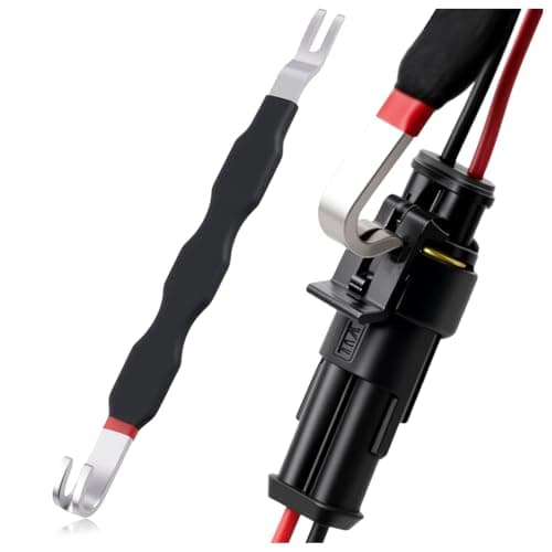 YGDMD Automotive Electrical Connector Removal ToolAntiSlip Automotive Electrical Terminal Connector Removal Tool with BentStraight Head2in1 Automotives Electricals Tools Separator