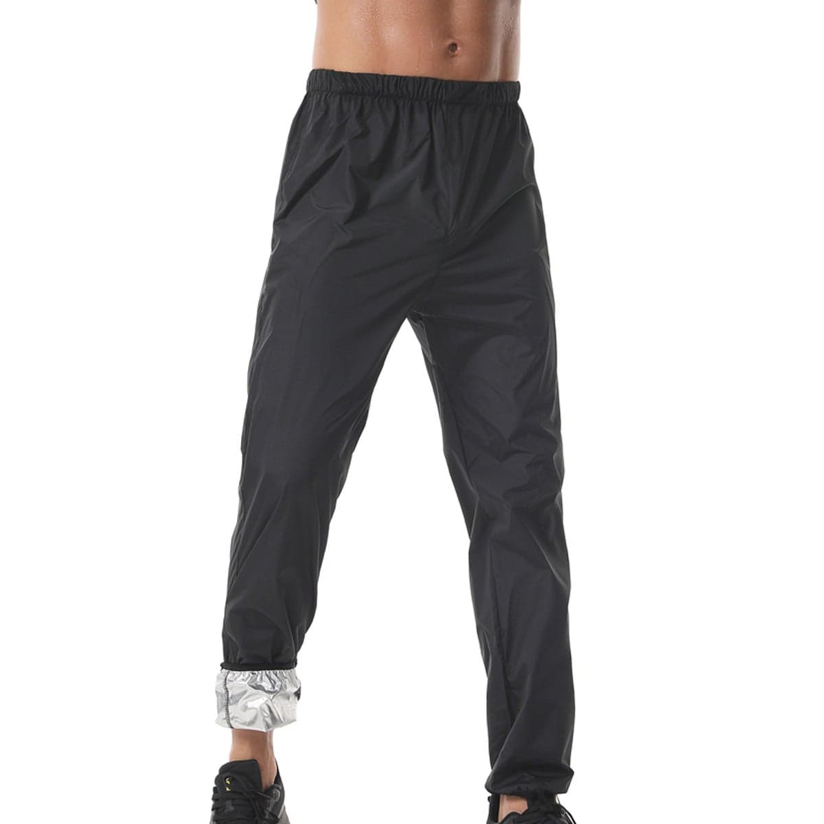 Men'S Sports Sweat Suit Set, Windproof Sauna Fitness Suit, Running Outdoor Hooded Jacket