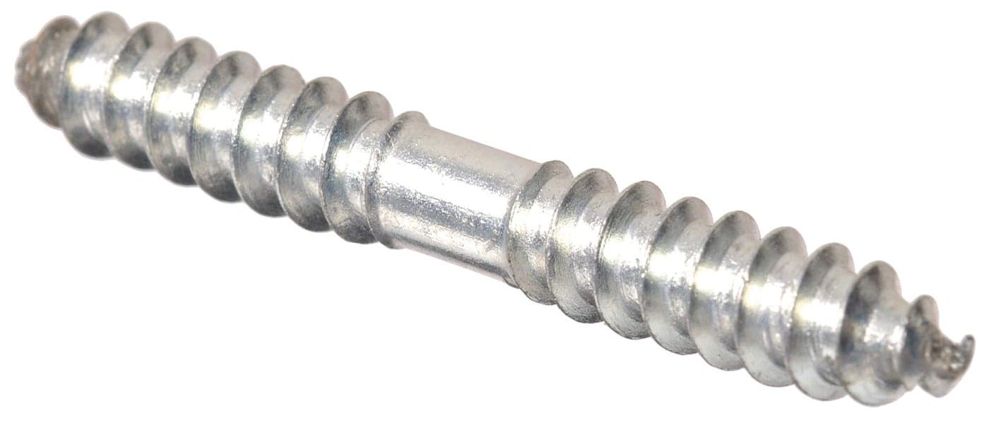 The Hillman Group 43435 5/16-Inch x 4-Inch Dowel Screw, 15-Pack , Zinc