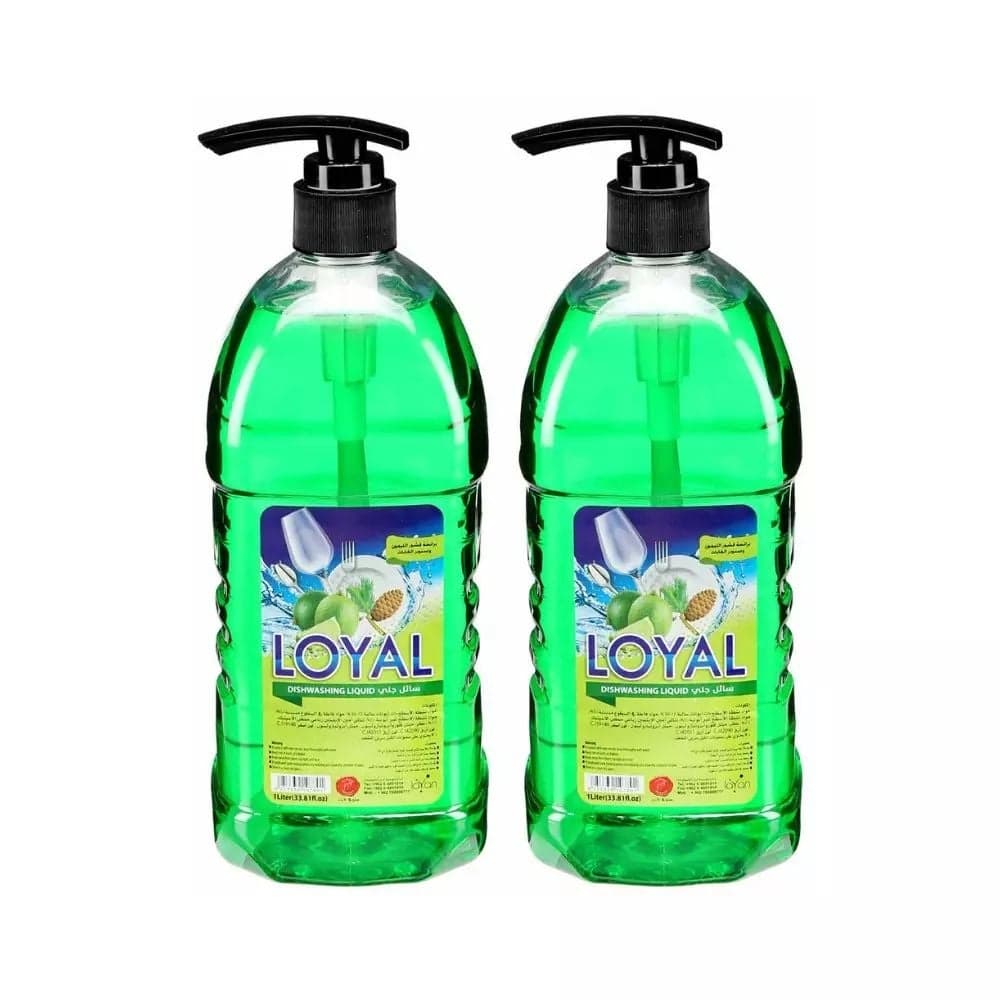Loyal Dishwashing Liquid with Lemon Zest and Forest Pine- 2X1Litre