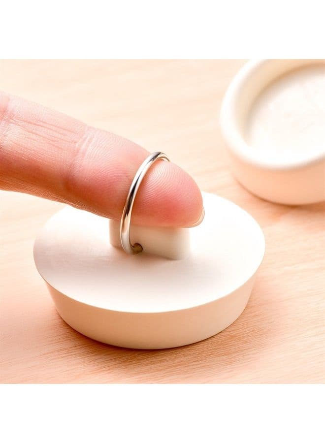 Tub Stopper Set Rubber Sink Stopper Drain Plug with Hanging Ring for Bathtub, Kitchen and Bathroom(,)