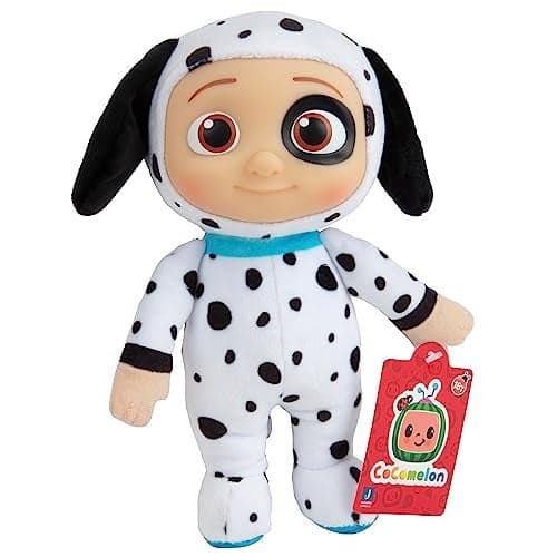 CoComelon 8 JJ Plush Toy Puppy Onsie Officially Licensed Soft Stuffed Animal JJ Dog Doll for Toddlers Preschoolers Holiday Christmas Stocking Stuffer Gift for Kids Boys Girls Ages 13