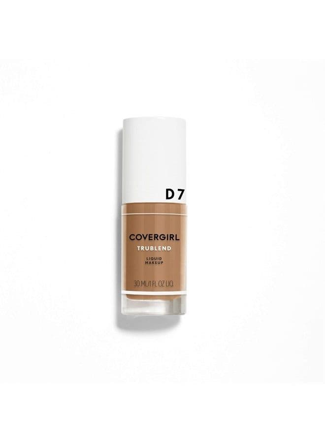 truBlend Liquid Foundation Makeup Soft Sable D7, Packaging May Vary