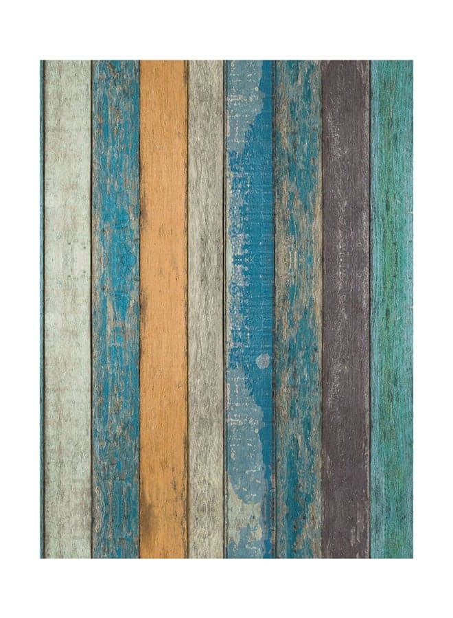 Retro Geometric Pattern Wallpaper Multicolour 100 x 45cm