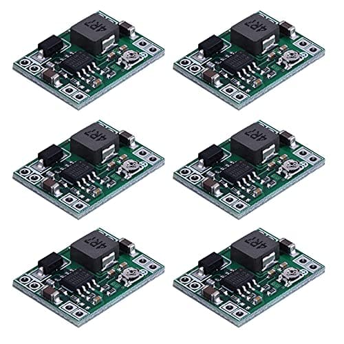 eBoot 6 Pack Mini MP1584EN DC-DC Buck Converter Adjustable Power Supply Module 24V to 12V 9V 5V 3V