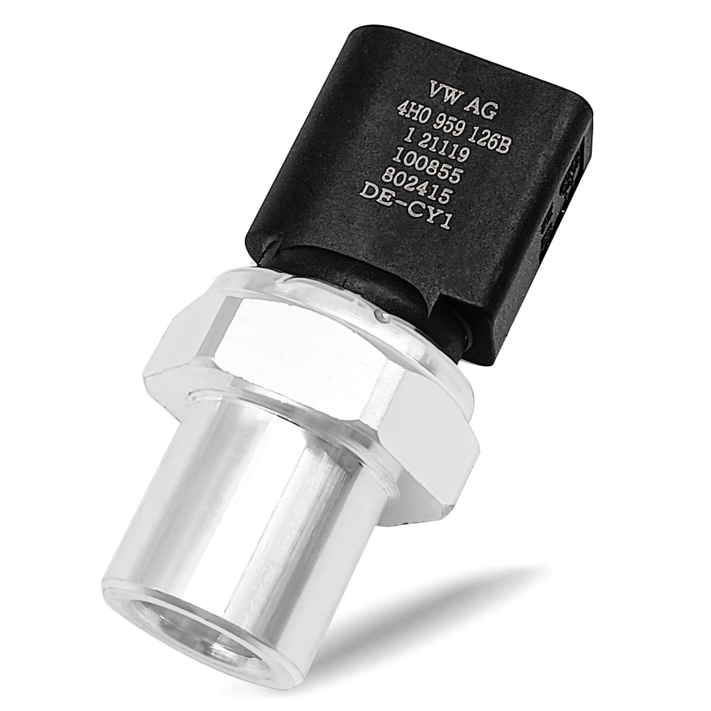 SYudwen Air Conditioner Pressure Switch Sensor Compatible with VW 20112013 etc Replace OE 4H0959126B Air Conditioner Pressure Switch Sensor