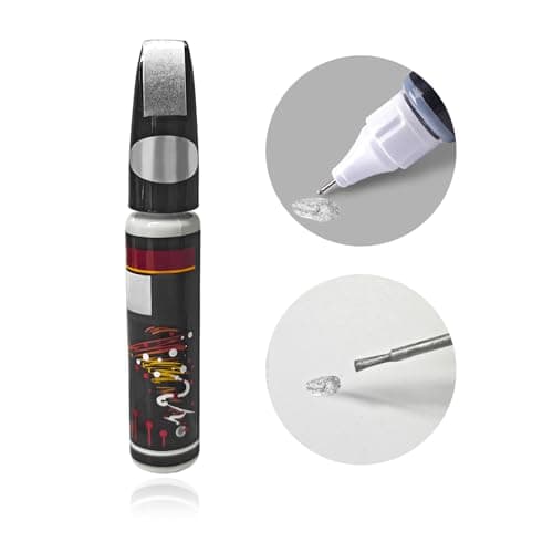 DXNQ Touch Up Paint for Cars TwoInOne Auto Scratch Repair Gloss Fill Paint Pen Easy Quick SpecialPurpose Scratch Remover Touch Up Paint Pen for Vehicles Car Accessories Silver Gray