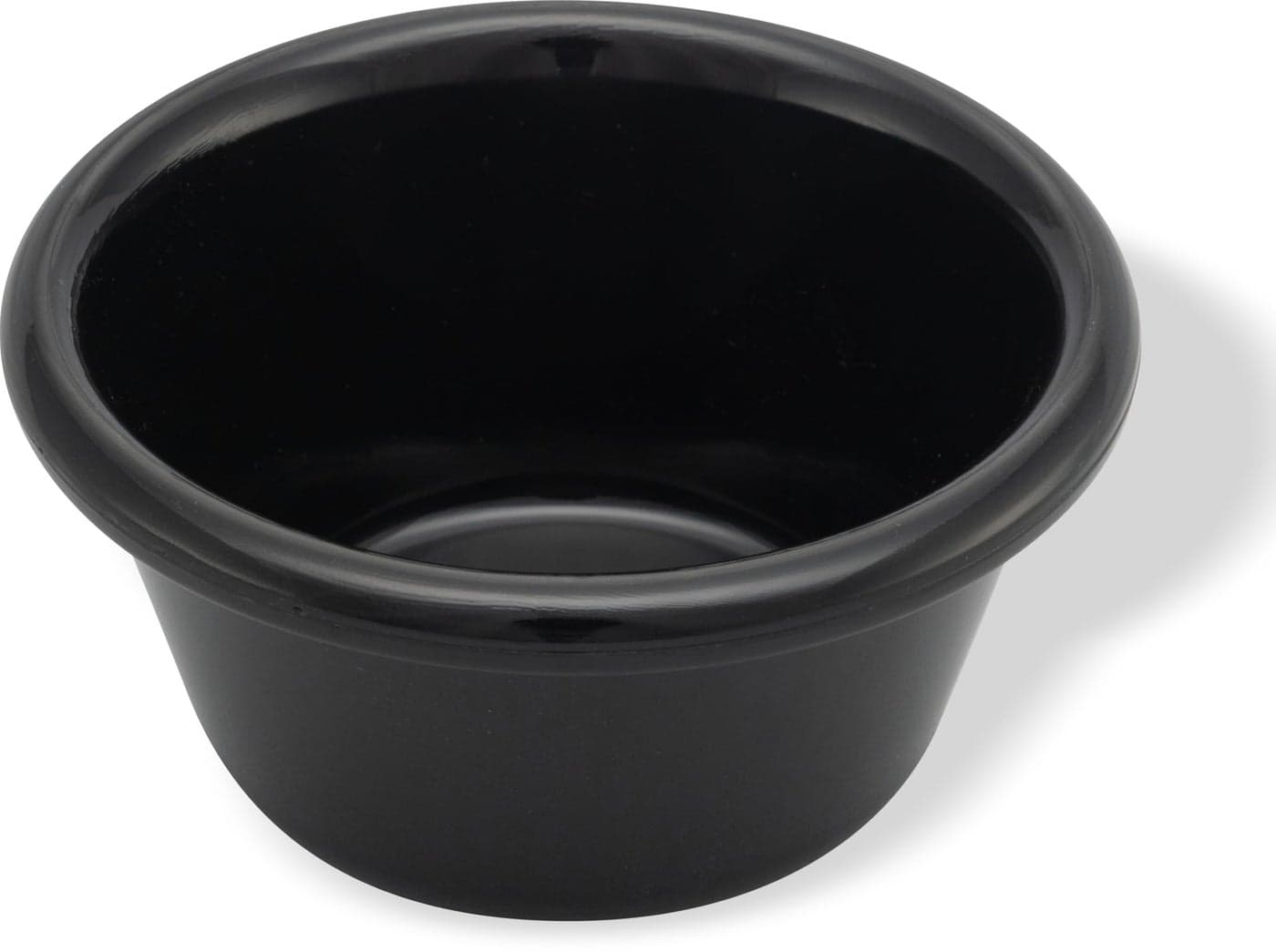 Carlisle FoodService Products 4312303 SAN Smooth Fluted Ramekin 3 oz Capacity 143 Height Black Case of 48