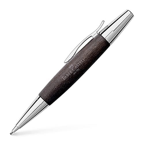 FaberCastell emotion Wood and Chrome Propelling Pencil Black
