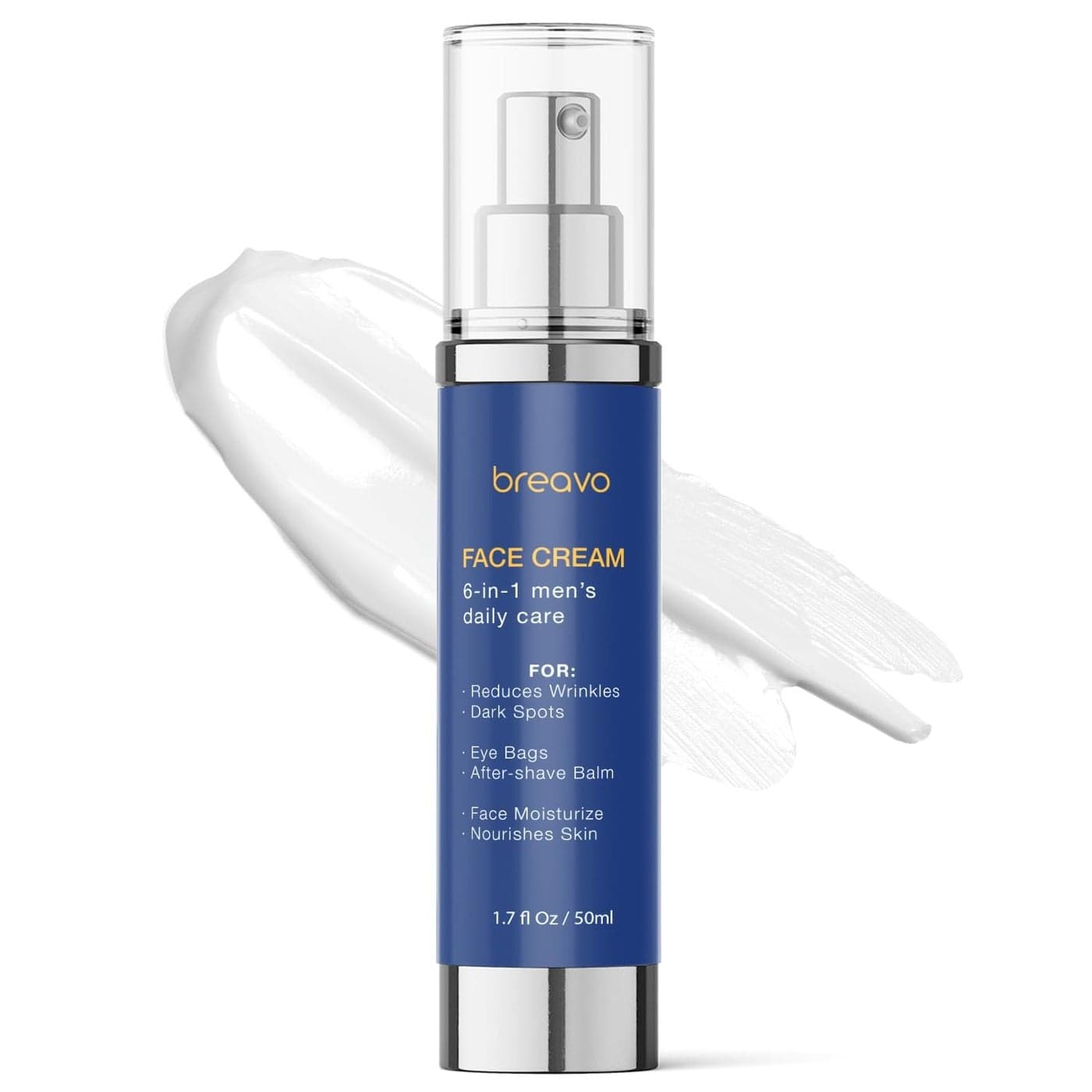 6 in 1 Face Cream for Men 6 in 1 Mens Face Moisturizer Mens Face Cream Anti Aging Eye Bags Treatment Wrinkle Cream for Men 17 oz