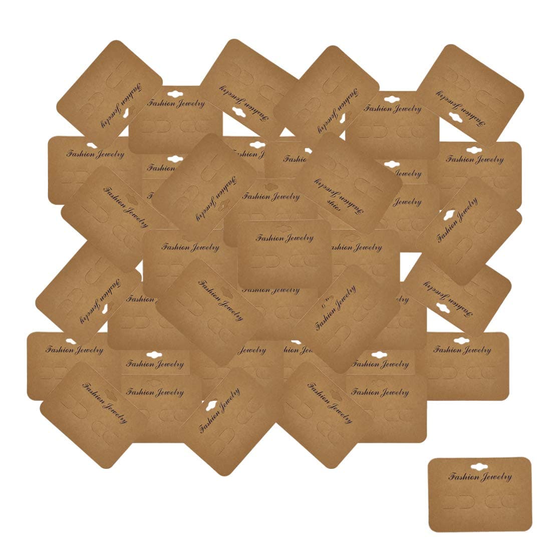 DIY Crafts Pack of 250Pcs 50x5 Brown Color 50Pcslot 7cmx95cm As Image Jewellery Display Cards for Necklaces JewelleryMaking DisplayPack of 250Pcs 50x5 Brown Color