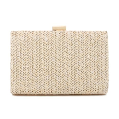Freie Liebe Straw Clutch Purses for Women Summer Evening Bag Raffia Crossbody Purses Woven Beach Handbags
