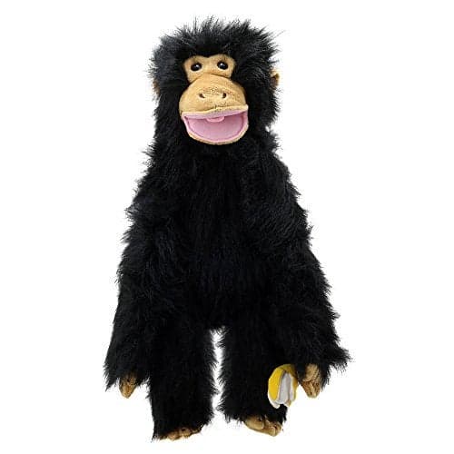 The Puppet Company Medium Primates Chimp Toy Black