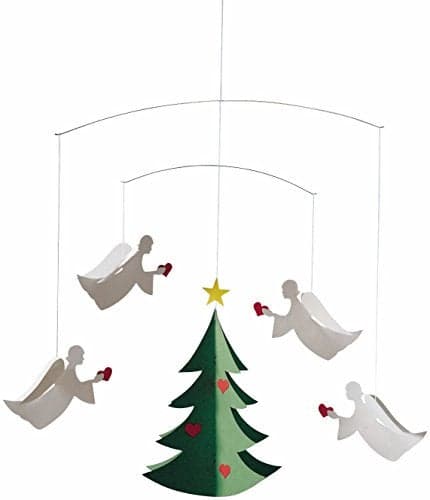 Angels of Love Hanging Mobile 17 Inches High Quality Handmade in Denmark by Flensted