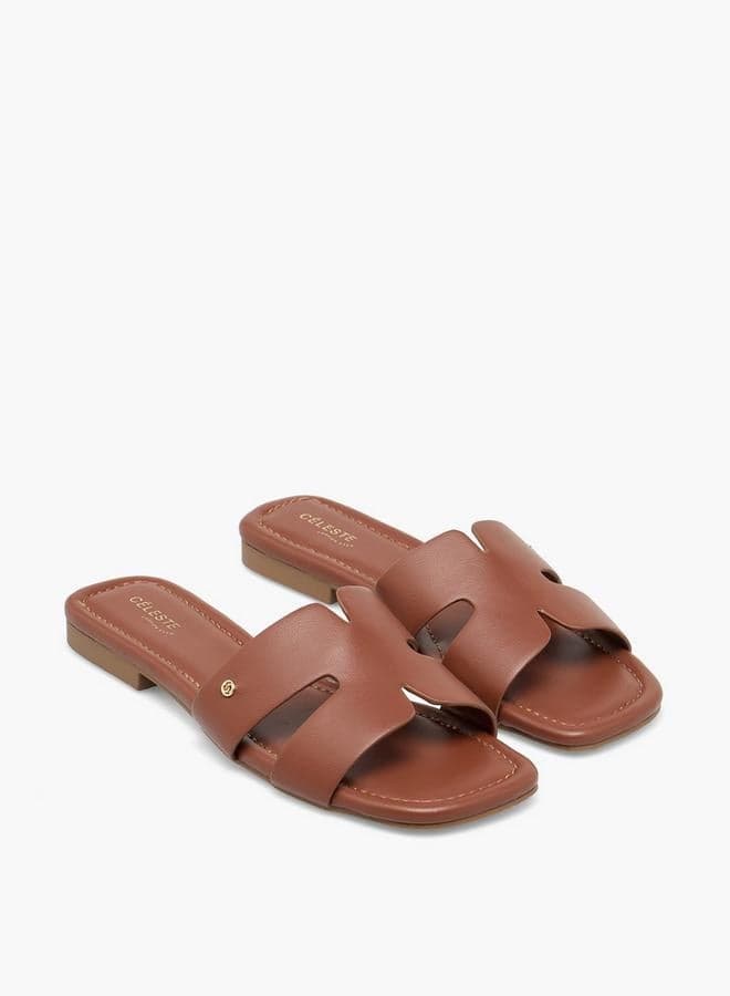 Women Cutout Slide Sandals — 41