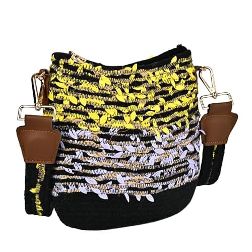 ENSAC Women's Premium Style Juterope/Full Sling Clutch Shoulder Bag | Ladies Purse Handbag | Special & Luxury Gift
