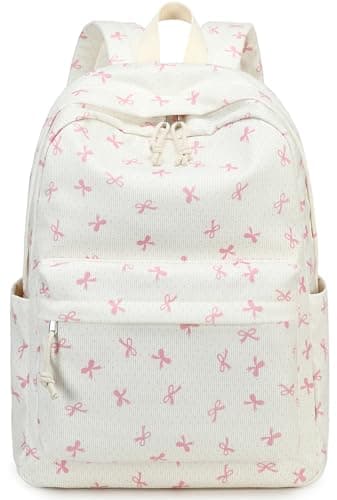 LEDAOU Backpack for Girls 17 Kids Backpack for Girls Age 815 Corduroy Elementary Middle School Women Laptop Backpacks