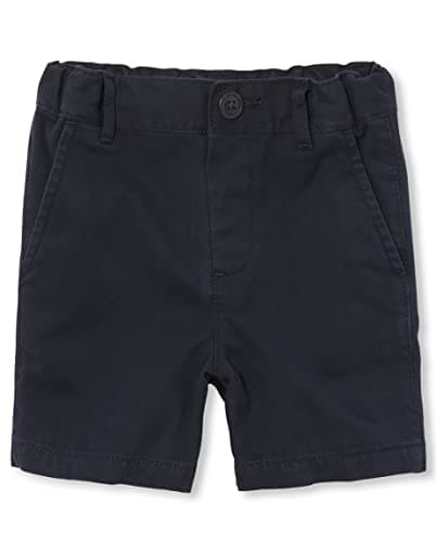 The Children's Place Baby Boys and Toddler Boys Chino Shorts, New Navy, 6-9 MONTHS